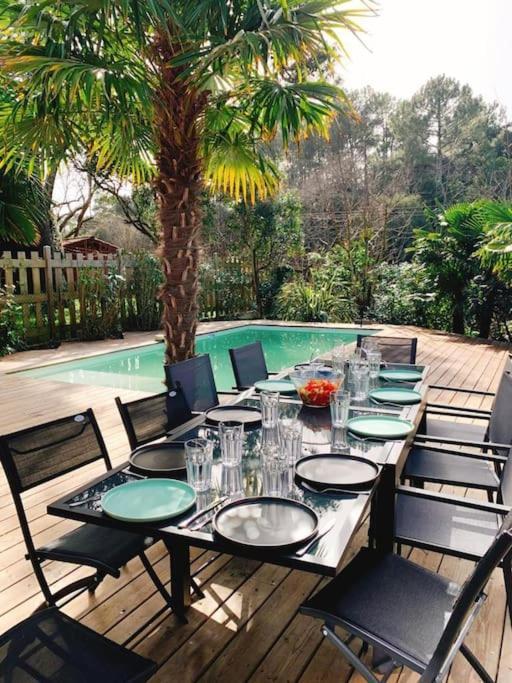 Villa Arcachon 12 Pers Avec Piscine Chauffee 1 Mai Au 30 Sept Eksteriør billede